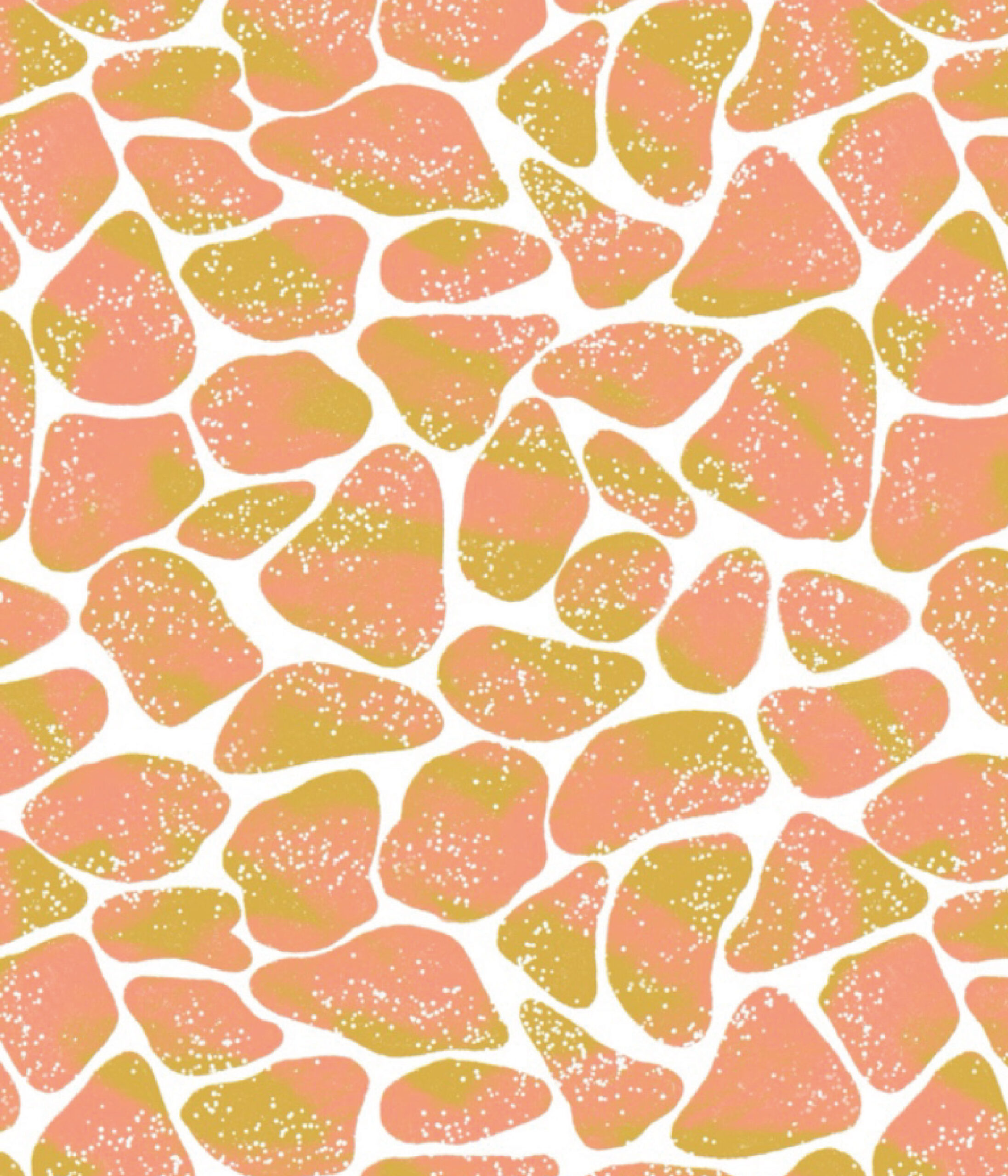 Motif géométrique composé de triangles de couleur parme et beige