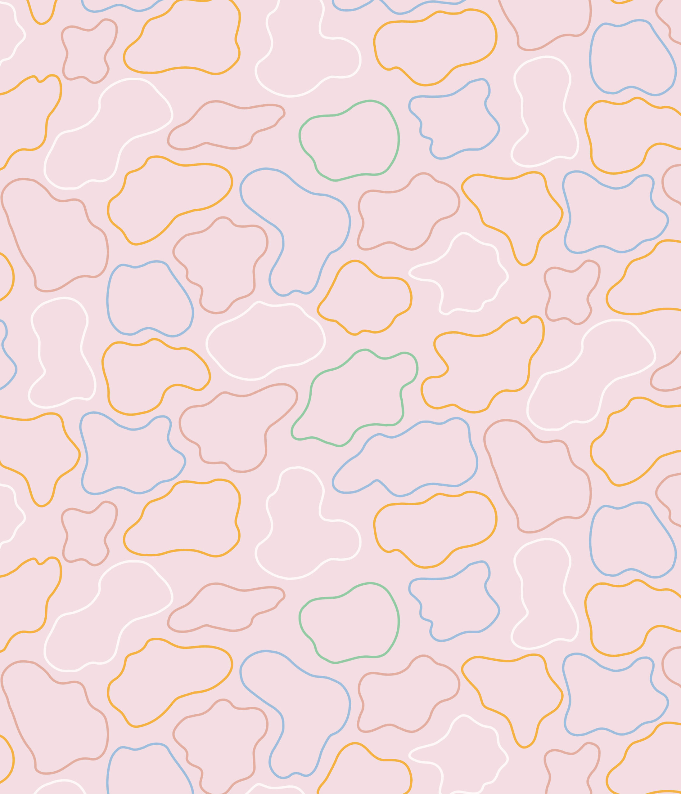 Motif géométrique composé de triangles de couleur parme et beige