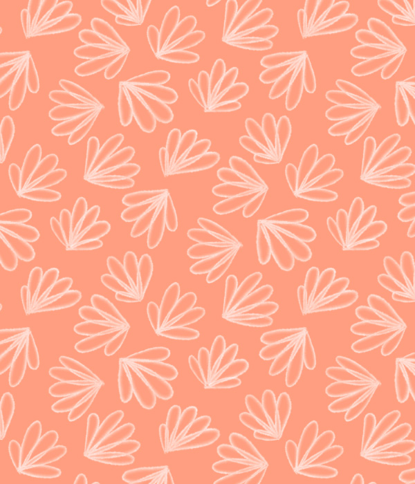 Motif géométrique composé de triangles de couleur parme et beige